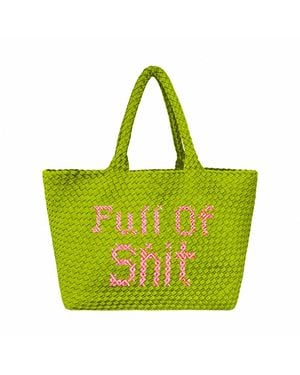 Lilly Loves New Full Of Shit Handbag - Green