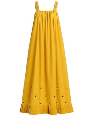 Maui X Lolita Paola Mustard Bohemian Maxi Dress - Yellow