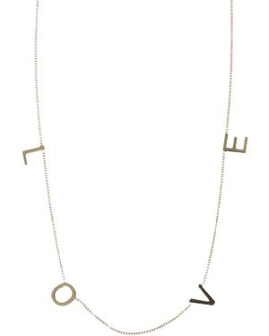 LOTT.gioielli Gourmet Love Necklace - Metallic
