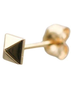 Anjalé Fine Jewelry Small Pyramid Stud - Metallic
