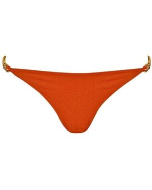 Cherina Beachwear Llc Rose Bikini Bottom - Orange