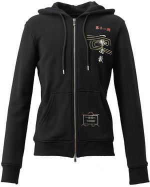 TOKKOU Japanese Cotton Zip Hoodie - Black