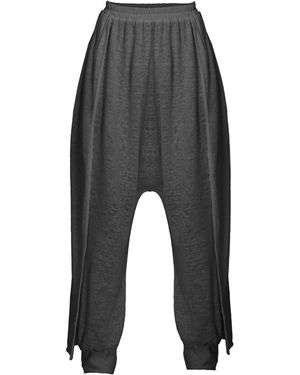 Zhenabia Suhan Harem Trousers Charcoal - Grey