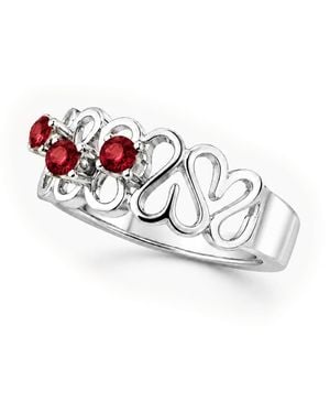 Unaloe Cubic Zirconia Statement Ring – Sterling - White