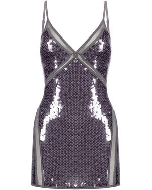 GOD SAVES QUEENS Sirena Dress - Purple