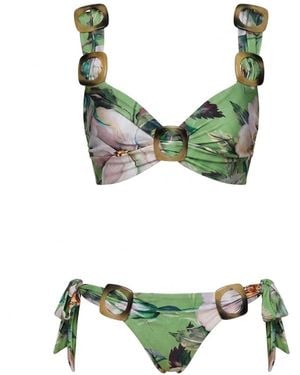 Nur Karaata Côte D Azur Bikini - Green