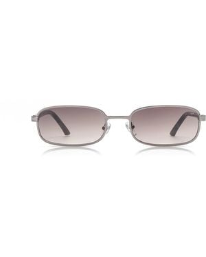 A.Kjærbede Noah Sunglasses Striped Horn - Pink