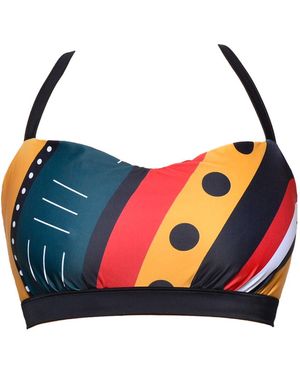 Akosha Swimwear Diva Much Bikini Top - Blue