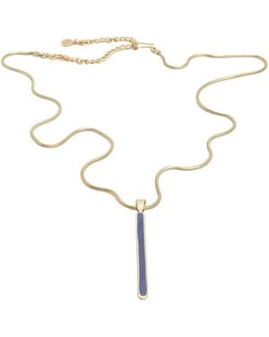 Zeworks Patala Lapis Lazuli Necklace - White