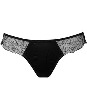 Tallulah Love Midnight Rose Brazilian Brief - Black