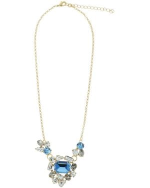 Otazu Neutrals Satin Necklace - Blue