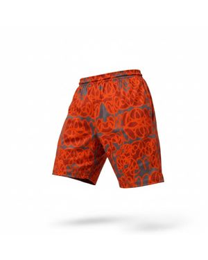 Chuks Collins Tasou Print Shorts - Orange