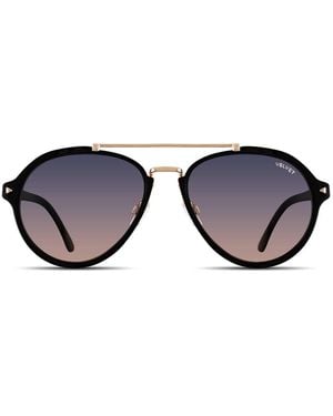 Velvet Eyewear Aviator Sunglass Style - Black