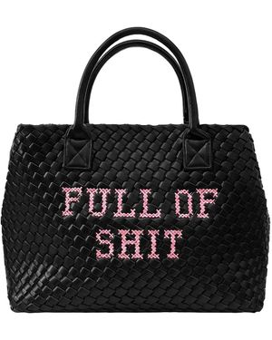 Lilly Loves Full Of Shit Vegan Leather Bag - Black