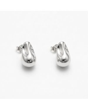 LINYA JEWELLERY Amorphous Drop Earrings - Metallic