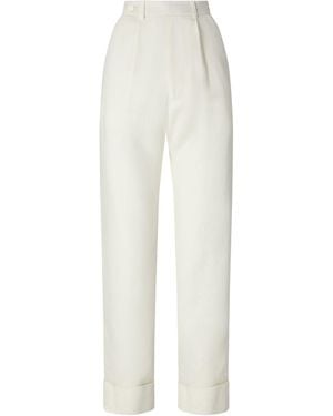 Baltér Heathrow Club Tailored Trousers - White