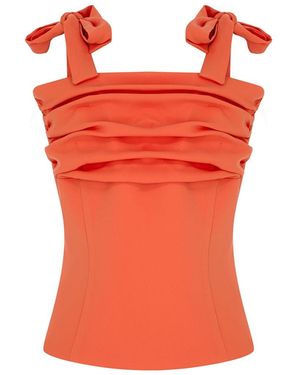 Herfetch Neutrals Midi Yuzana Top-Coral - Orange