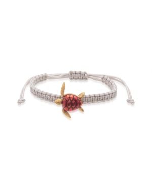 Milou Jewelry Sea Turtle Pull-Cord Bracelet - Red