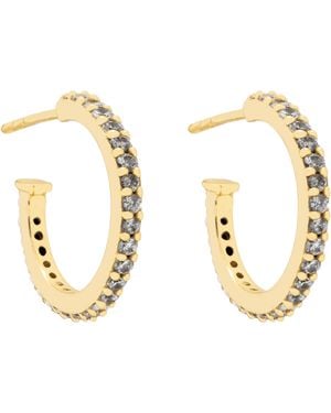 Lavani Jewels Eclectic Shine Big Hoops - Metallic