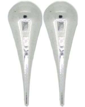 Vickisarge The Single Stud Earrings - Metallic