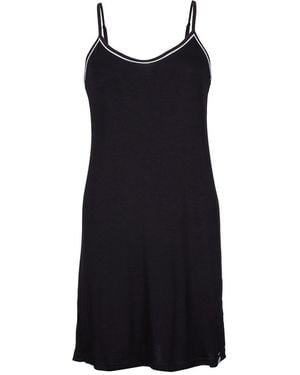 Pretty You London Bamboo Chemise Nightdress - Black