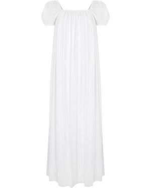 NAZLI CEREN Mazel Fluid Dress - White
