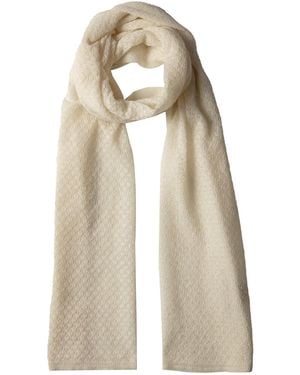 Mohair&Angora Neutrals Diamond Shawl Ecru - Natural
