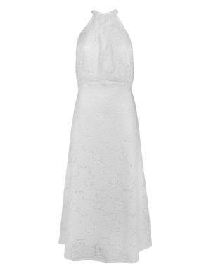 NUMBAT Amelia Embroidered Cotton Viscose Lace Maxi Dress - White