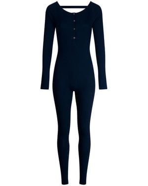 The Koozy Palma Long Sleeve One-Piece - Blue