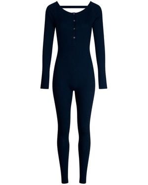 The Koozy Palma Long Sleeve One-Piece - Blue