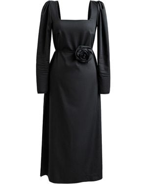 RainSisters Backless Dress: Dark Muse - Black