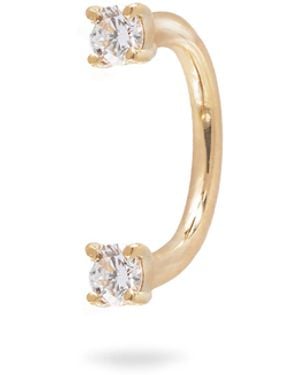 Zohreh Lab Grown Diamond U Bar Earring 14K - White