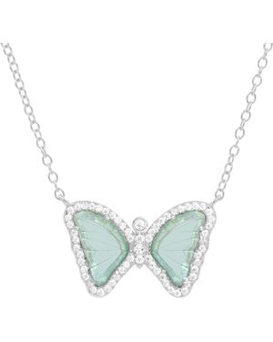KAMARIA Mini Butterfly Necklace - Blue