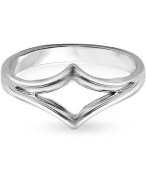 Argento Vivo The Open Diamond Ring - Metallic