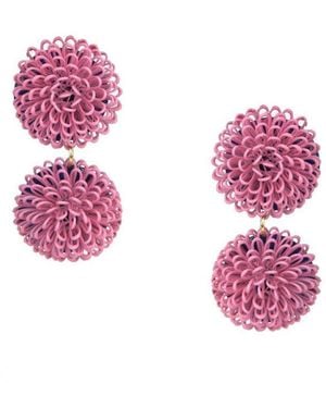 Pats Jewelry Double Pompom - Pink