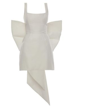 Baé Special Moments Luna Dress + Big Bow - White