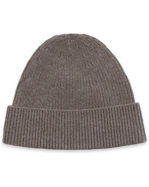 Paul James Knitwear Lightweight Merino Cashmere Beauline Beanie - Grey
