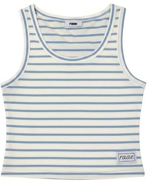 Raae Uk Stripe Top - Blue