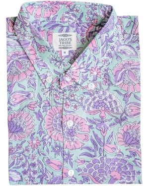 Jago's Tribe Bloom Tribe Shirt - Purple