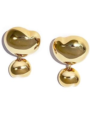 Biko Jewellery Franca Studs - Metallic