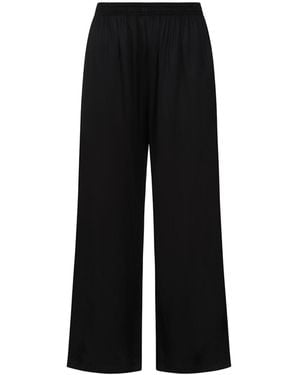 Luella Fashion Evangeline Trousers With Velvet Stripe - Black