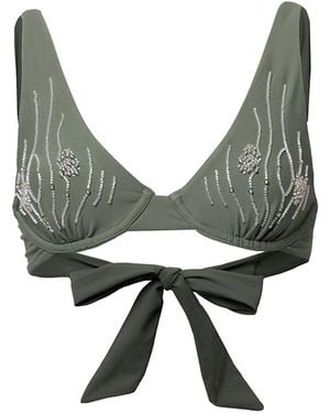 Raw Potential Oria Bikini Top - Green
