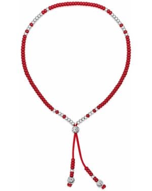 Nialaya Beaded String Bracelet - Brown