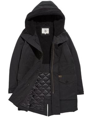 Parka London Camden Shearling Parka - Black