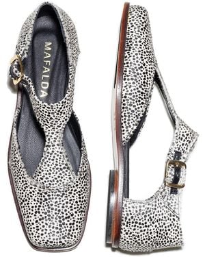Mafalda Carlota Flats Animal Print - Multicolour