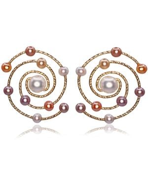 Marquise Swim Earrings - Metallic