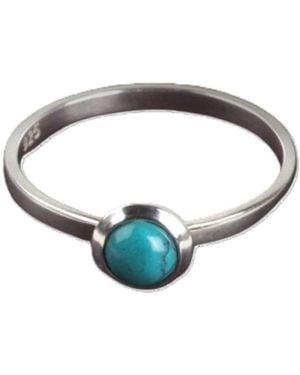 The Jewellery Store London Round Ring - Blue