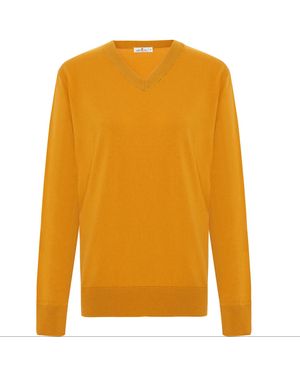 Peraluna Mateo V-Neck Pullover - Yellow