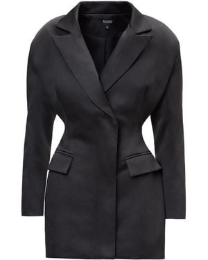 BLUZAT Hourglass Blazer Dress - Black