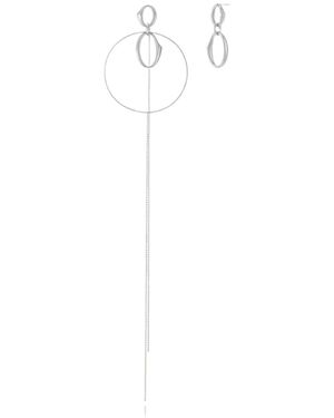 Tami&Tami Heradi Wave Circle Earrings - White